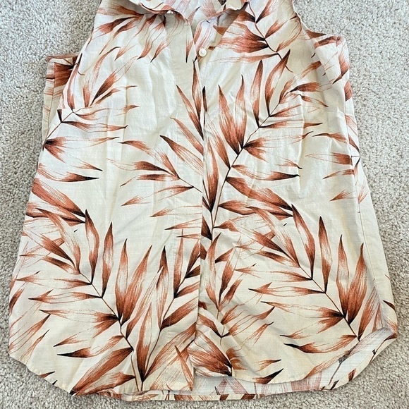 ann Taylor Women’s Floral Tank Top Blouse Size XXSP - Picture 4 of 5